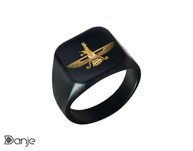 انگشتر مردانه طلا لاکچری